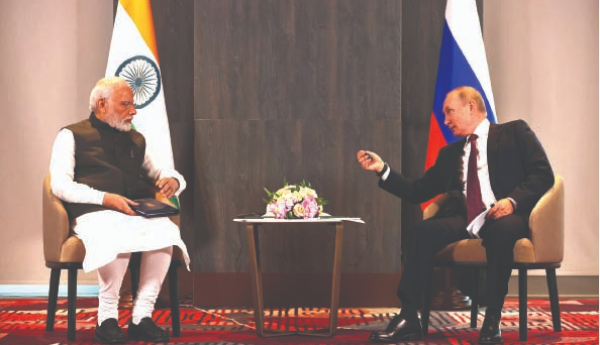 India's Diplomatic Tightrope: Mastering the geopolitical chessboard of Russia  Ukraine, and the West